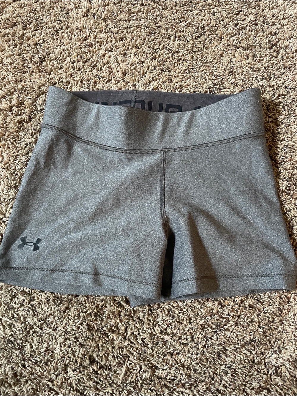 Under Armour Women's Charcoal Gray Performance Shorts